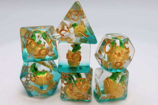 Green Dragon Hatchlings RPG Dice Set Accessories Foam Brain Games