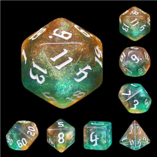 Tranquil World RPG Dice Set Accessories Foam Brain Games   