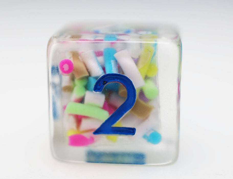 Ice Cream Sprinkles RPG Dice Set Accessories Foam Brain Games