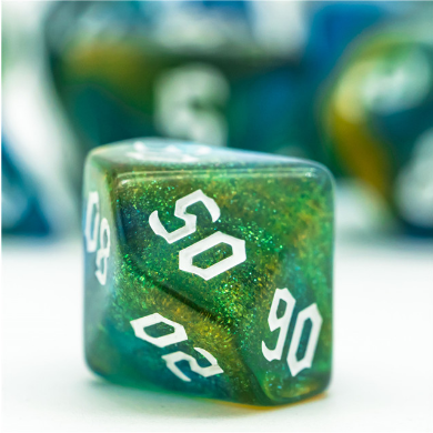 Nature Elemental RPG Dice Set Accessories Foam Brain Games