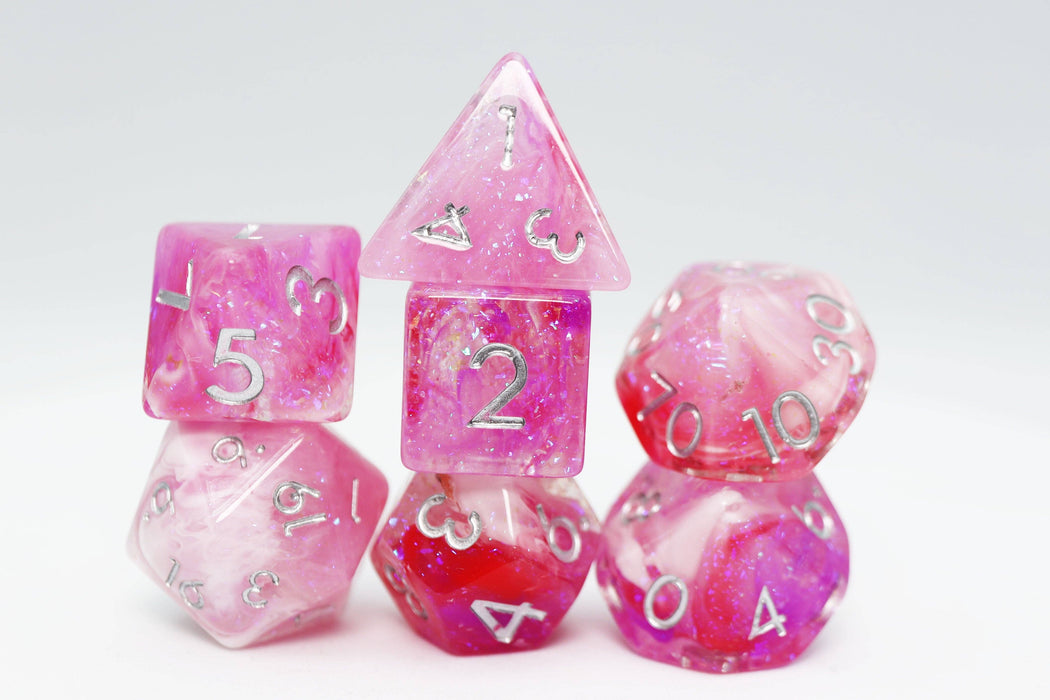 Flushed Frost RPG Dice Set Accessories Foam Brain Games