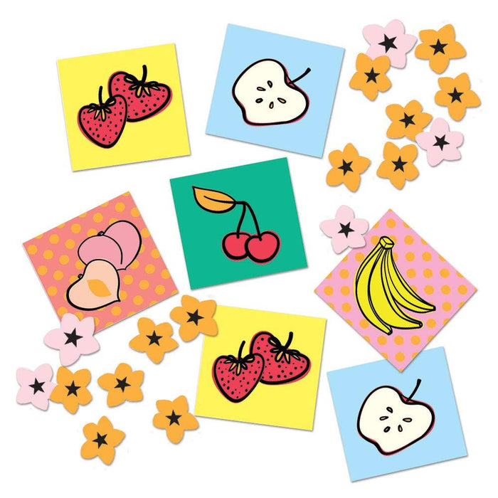 Summer Fruits Sticker Confetti Gift Pipsticks   
