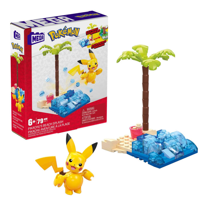 MEGA™ Pokémon Pikachu's Beach Splash Gift Toysmith