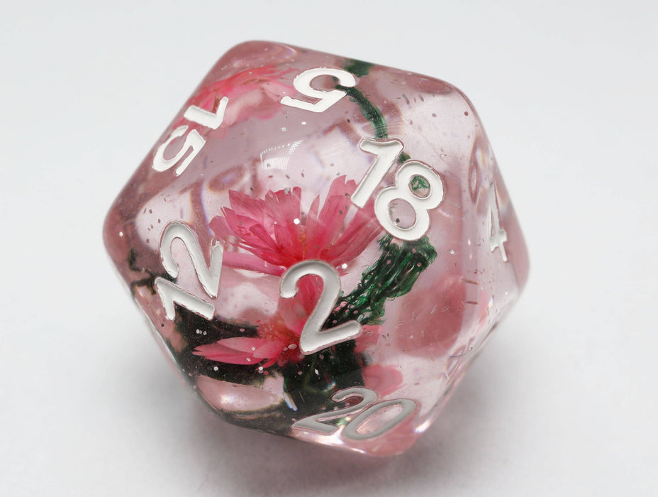 Carnation Love RPG Dice Set Accessories Foam Brain   