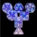 Glimmer Night RPG Dice Set Accessories Foam Brain Games
