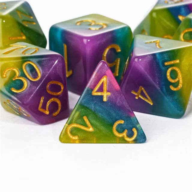 Rock Candy RPG Dice Set Accessories Foam Brain Games   