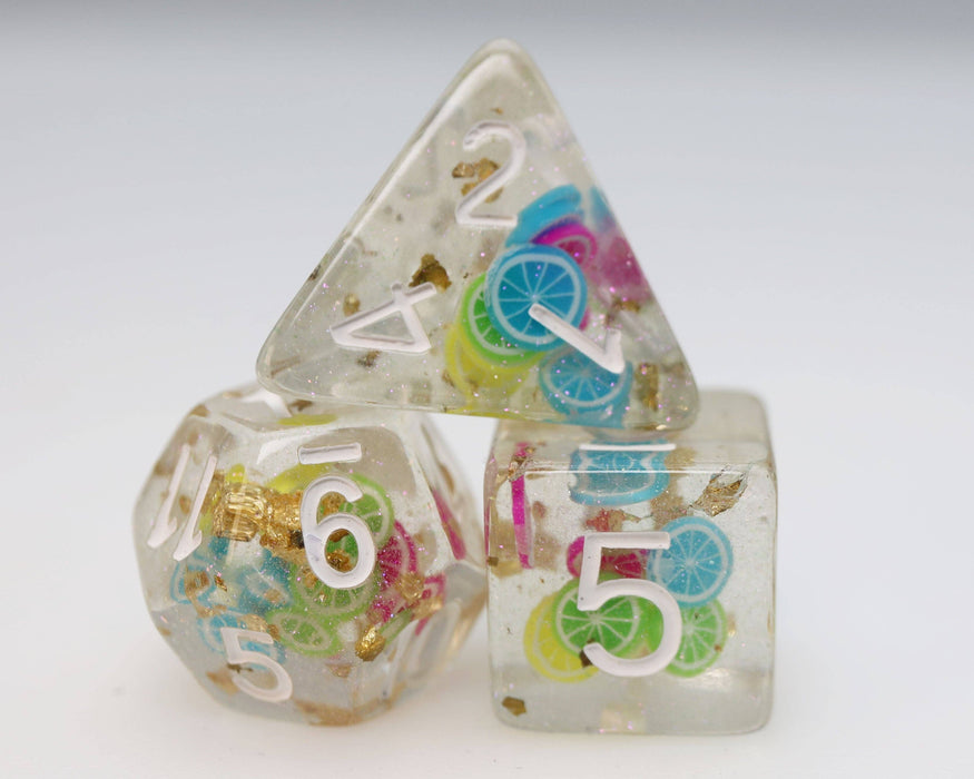 Tropical Punch RPG Dice Set Accessories Foam Brain Games