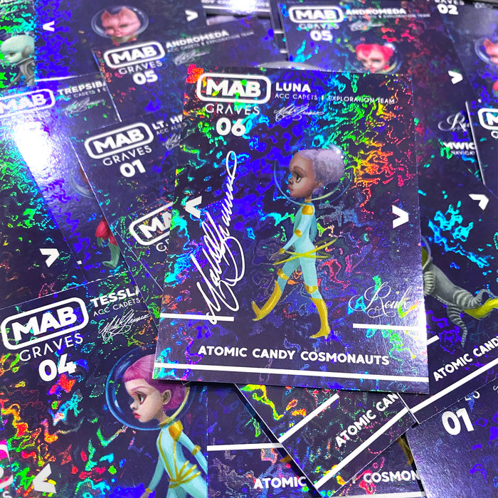 Atomic Candy Cosmonauts by Mab Graves - Artist Trading Cards - Factory Sealed Hobby Box Trading Cards House of Roulx