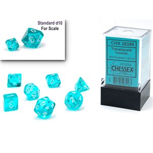 Translucent - Mini Teal/White (7) Accessories CHESSEX MFG. CO. LLC