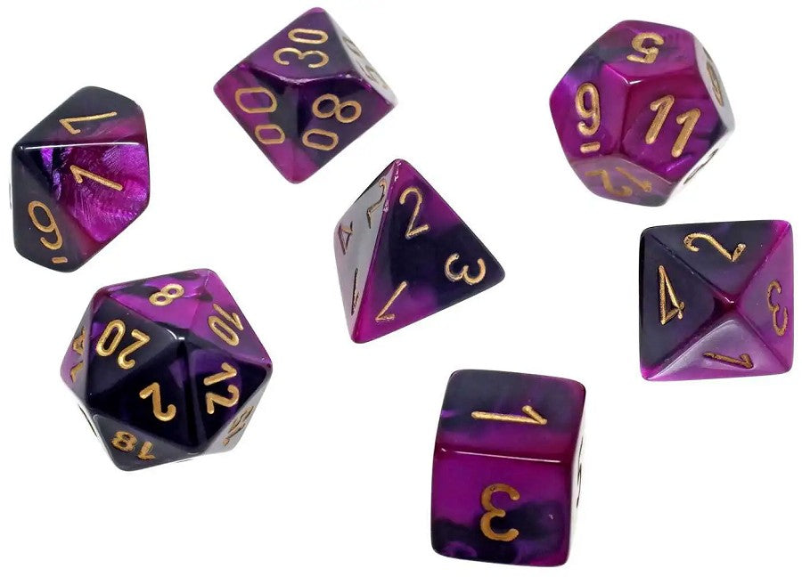 Gemini - Mini Black Black Purple Gold (7) Accessories CHESSEX MFG. CO. LLC