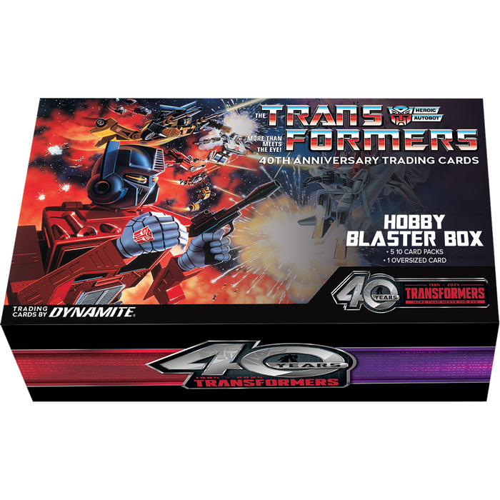 Transformers 40th Anniversary Trading Card Blaster Box (5 Packs) Trading Cards Dynamite Entertainment