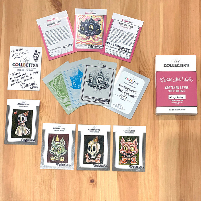 COLLECTIVE S1-017 - "Feed Your Head" by Gretchen Lewis Trading Cards House of Roulx   
