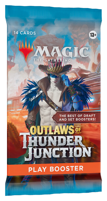 Magic the Gathering CCG: Outlaws of Thunder Junction OTJ - Play Booster Pack CCG WIZARDS OF THE COAST, INC   