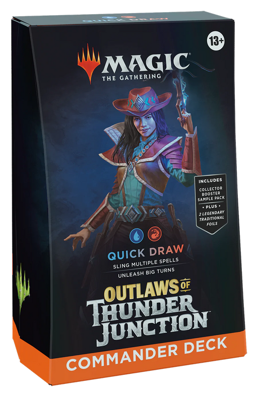 Magic the Gathering CCG: Outlaws of Thunder Junction OTJ - Commander - Quick Draw CCG WIZARDS OF THE COAST, INC   