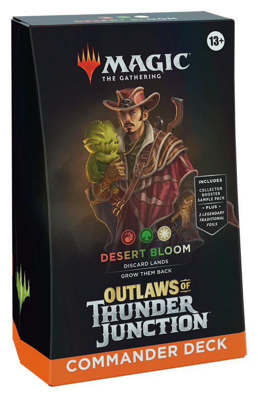 Magic the Gathering CCG: Outlaws of Thunder Junction OTJ - Commander - Desert Bloom CCG WIZARDS OF THE COAST, INC   