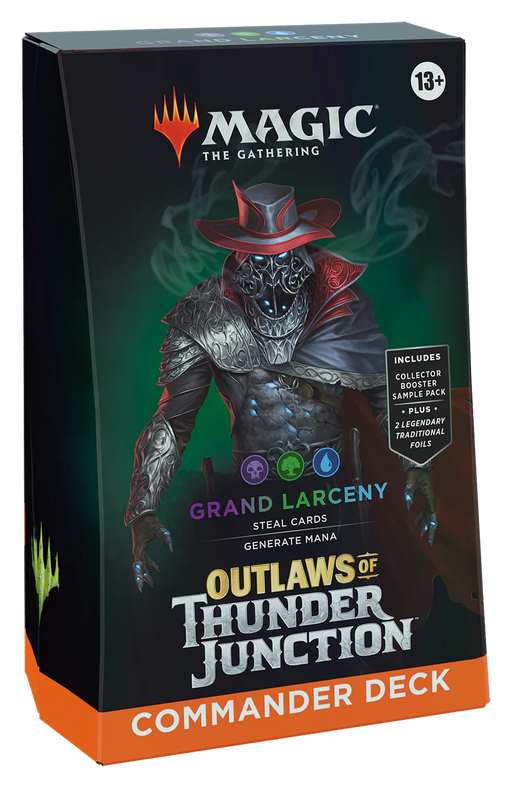 Magic the Gathering CCG: Outlaws of Thunder Junction OTJ - Commander - Grand Larceny CCG WIZARDS OF THE COAST, INC   