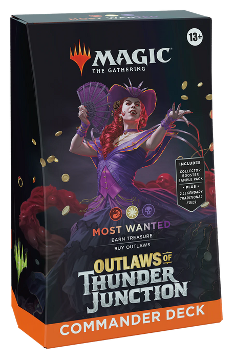 Magic the Gathering CCG: Outlaws of Thunder Junction OTJ - Commander - Most Wanted CCG WIZARDS OF THE COAST, INC   