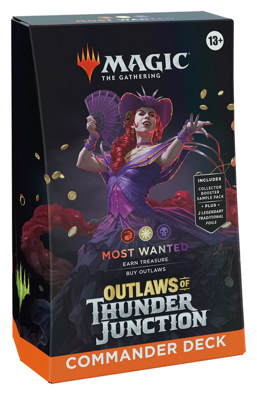 Magic the Gathering CCG: Outlaws of Thunder Junction OTJ - Commander - Most Wanted CCG WIZARDS OF THE COAST, INC   