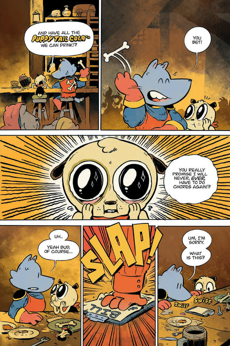Puppy Knight: Den of Deception - by Michael Sweater and Josue Cruz Book Silver Sprocket   