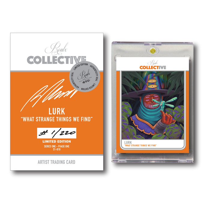 COLLECTIVE S1-010- "What Strange Things We Find" by LURK Trading Cards House of Roulx   