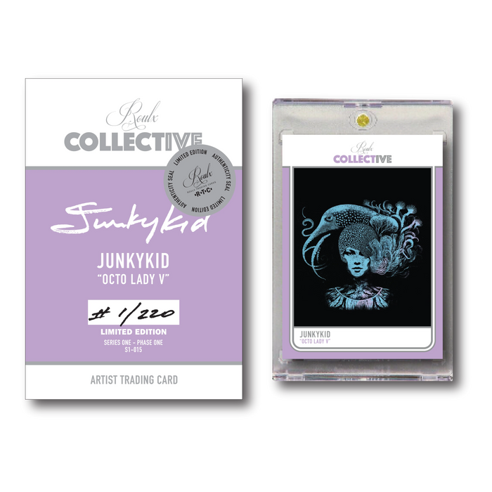COLLECTIVE S1-015 - "Octo Lady V" by JunkyKid Trading Cards House of Roulx   