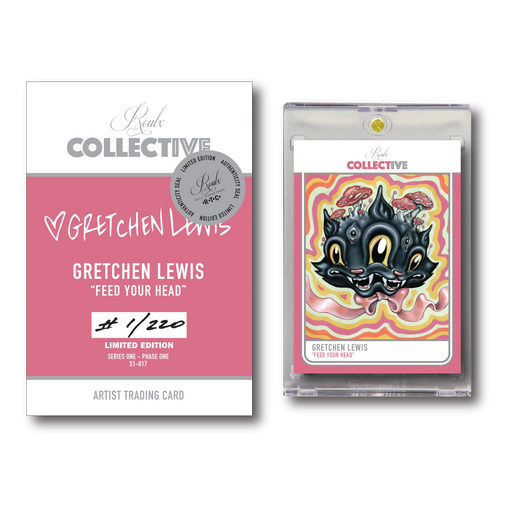 COLLECTIVE S1-017 - "Feed Your Head" by Gretchen Lewis Trading Cards House of Roulx   