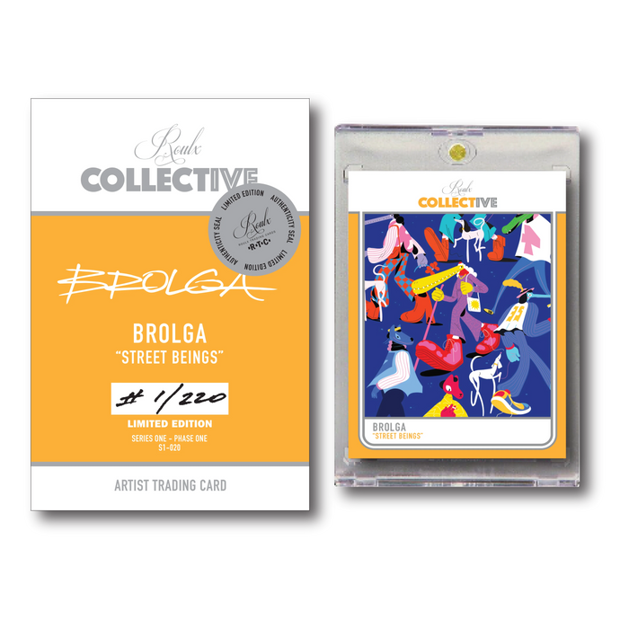 COLLECTIVE S1-020 - "Street Beings" by BROLGA Trading Cards House of Roulx   