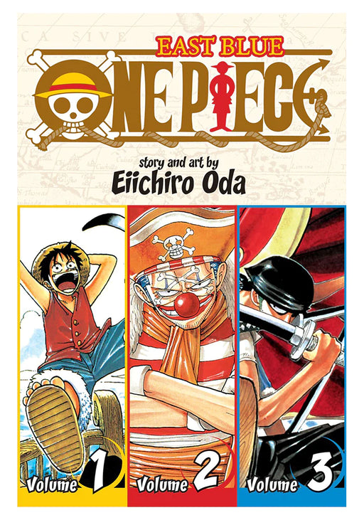 One Piece - 3-in-1 Omnibus Edition - Vol 01 (Vol 01, 02, 03) Book Viz Media