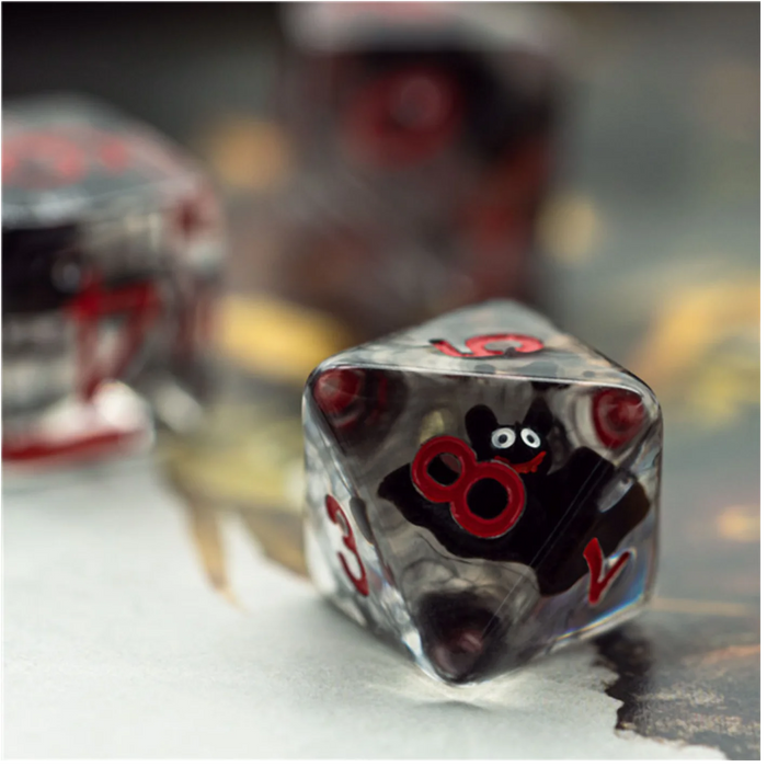 Vampire Bats RPG Dice Set Accessories Foam Brain   