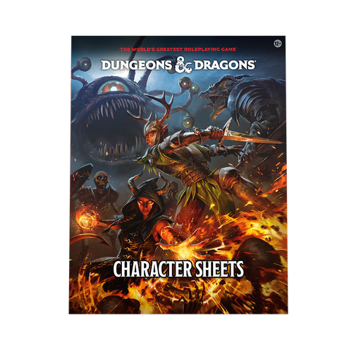 Dungeons and Dragons RPG: Character Sheets RPG WIZARDS OF THE COAST, INC   