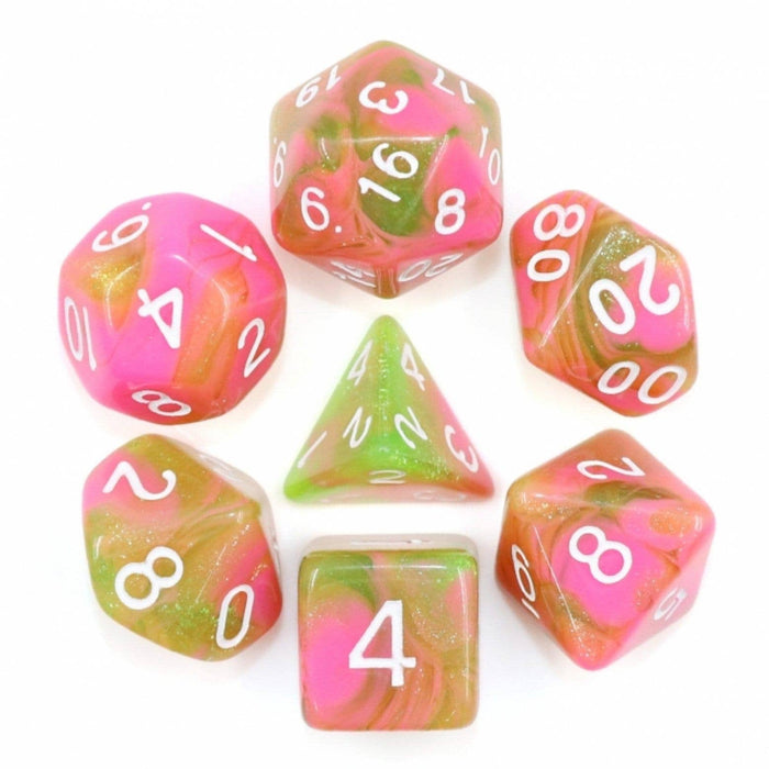Apple Taffy RPG Dice Set Accessories Foam Brain   