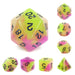 Glow in the Dark Tulip RPG Dice Set Accessories Foam Brain   