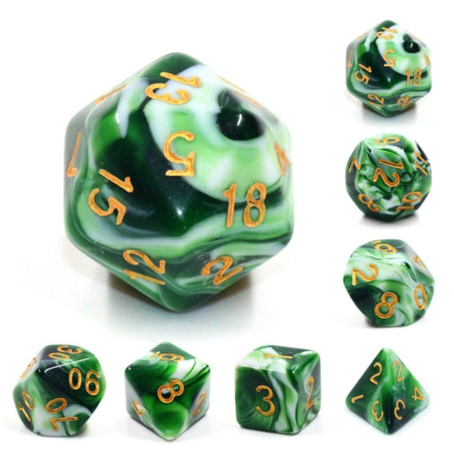 Jadeite RPG Dice Set Accessories Foam Brain   