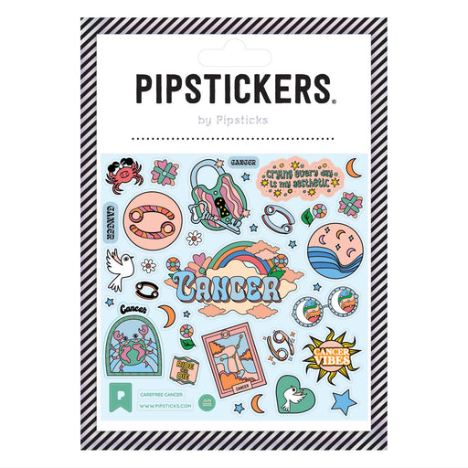 Glow-in-the-Dark Carefree Cancer Stickers Pipsticks