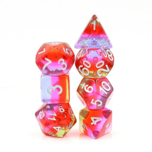 Pomegranate Blossom RPG Dice Set Accessories Foam Brain Games