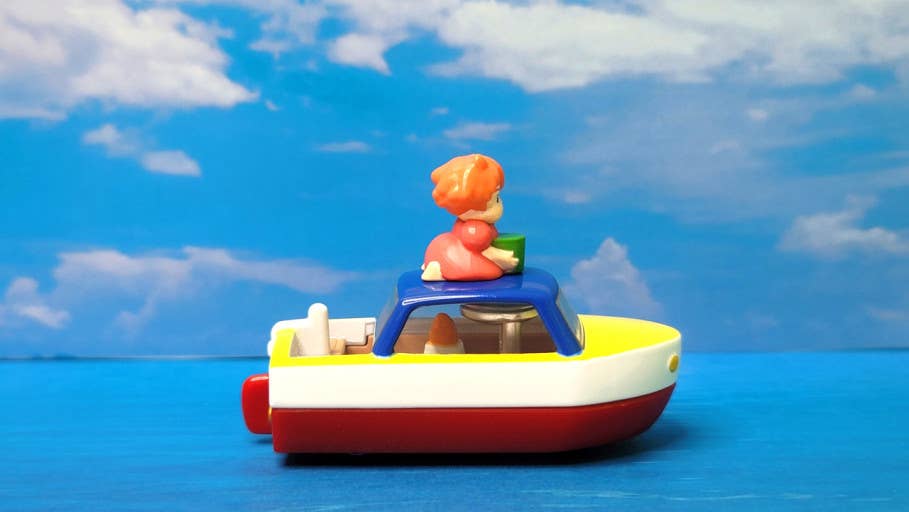 Ponyo and Sosuke's Boat Gift K-Wonderland