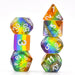 Translucent Rainbow RPG Dice Set Accessories Foam Brain Games
