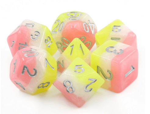 Posey RPG Dice Set Accessories Foam Brain Games