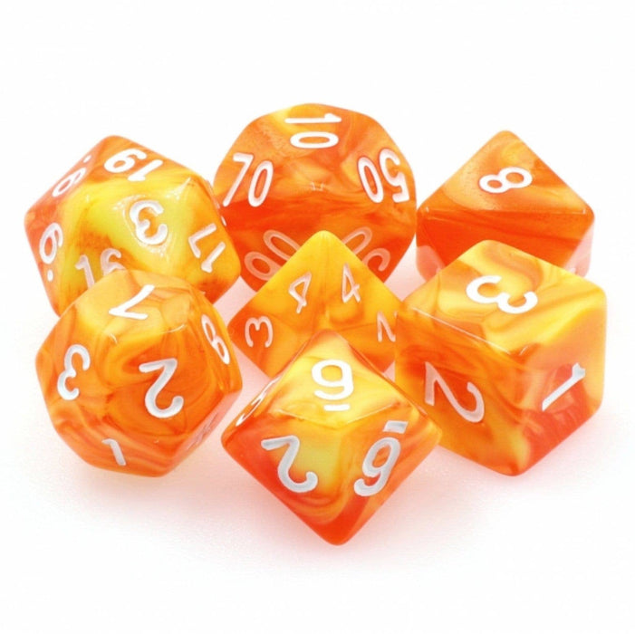 Lemon Sorbet RPG Dice Set Accessories Foam Brain Games