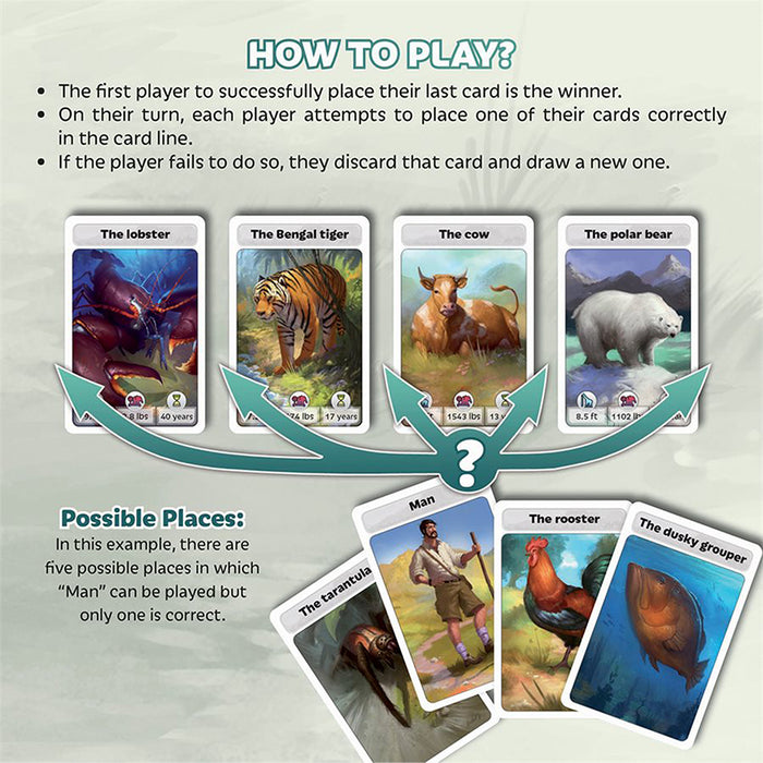 Cardline Animals Board Games ASMODEE NORTH AMERICA   