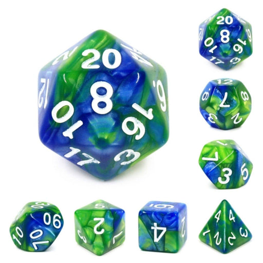 Planet Earth RPG Dice Set Accessories Foam Brain   