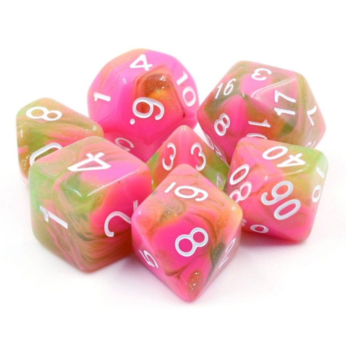 Apple Taffy RPG Dice Set Accessories Foam Brain   