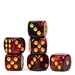 12 piece Pip D6's - Jokers Wild Accessories Foam Brain   