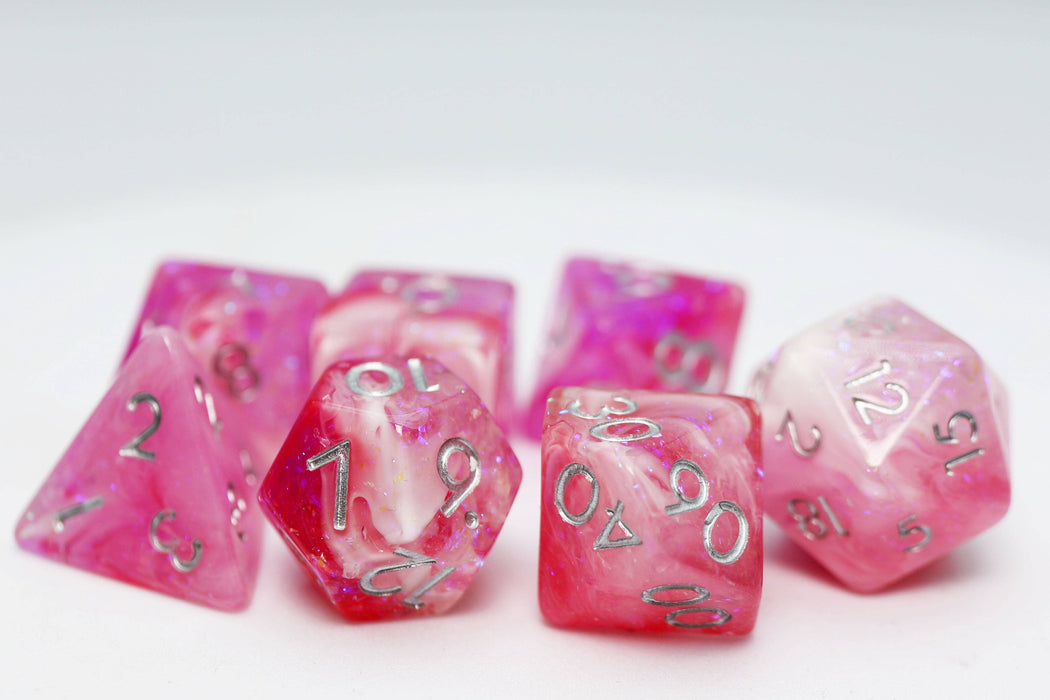 Flushed Frost RPG Dice Set Accessories Foam Brain Games