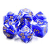 Blue Porcelain RPG Dice Set Accessories Foam Brain   