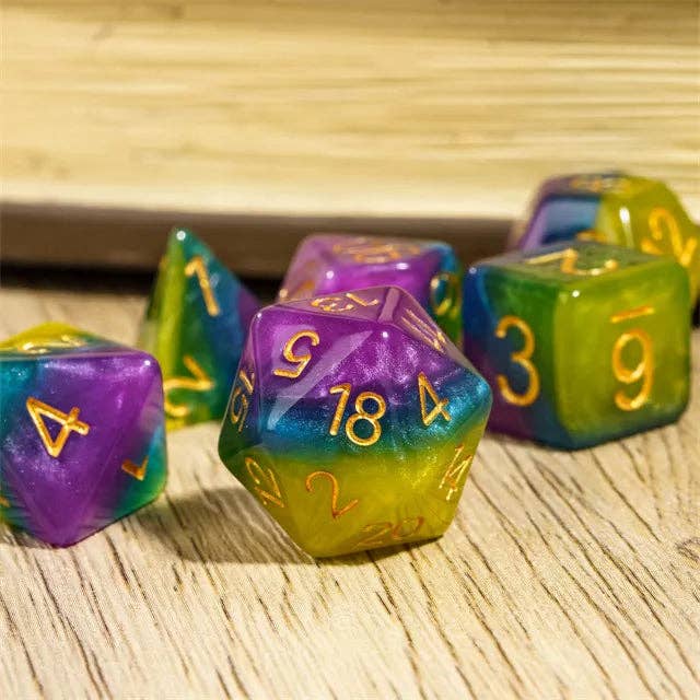 Rock Candy RPG Dice Set Accessories Foam Brain Games   