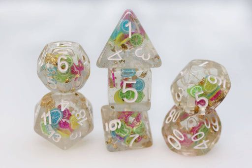 Tropical Punch RPG Dice Set Accessories Foam Brain Games