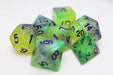 Luminescent Jellyfish RPG Dice Set Accessories Foam Brain Games
