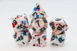 Paint Splatter RPG Dice Set Accessories Foam Brain Games