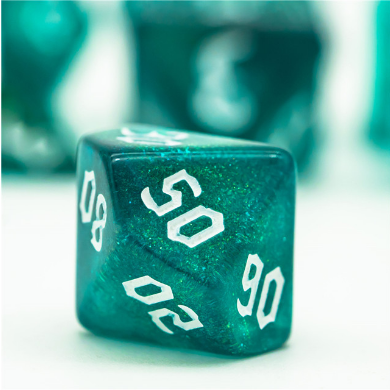 Ocean Elemental RPG Dice Set Accessories Foam Brain Games